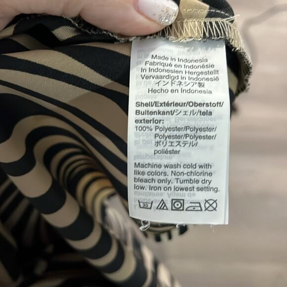 J. Crew Tan and Black Leopard Print Camisole With Adjustable Straps Size 8 - Picture 8 of 9